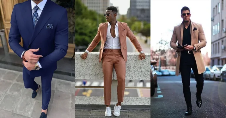 mens fashion suits style, photo collage
