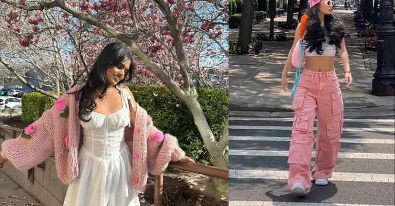 pink baddie outfits, photo collage