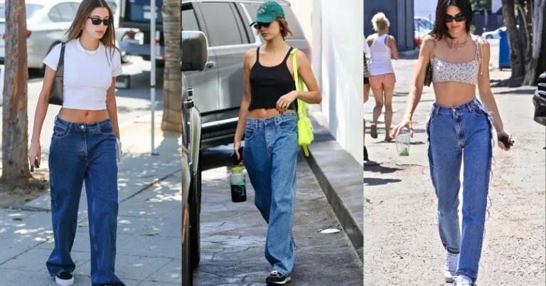 Baggy Jeans Outfits I Cuff at the Ankle 8 baggy jeans outfits, photo collage
