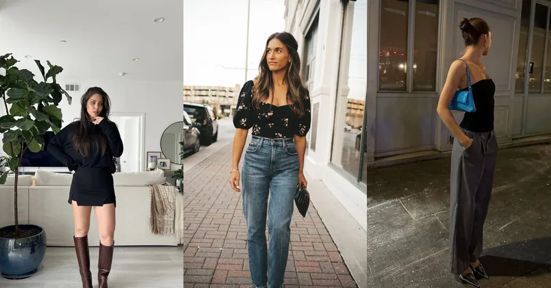 Date Night Outfits I Wear Before I Know the Venue 1 date night outfits, photo collage