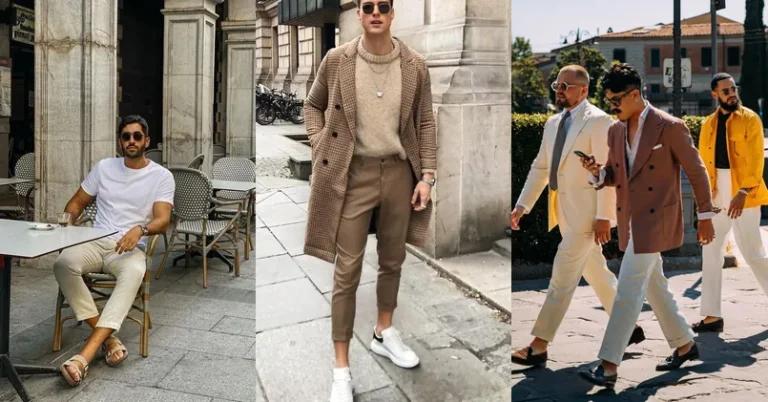italian mens fashion, photo collage