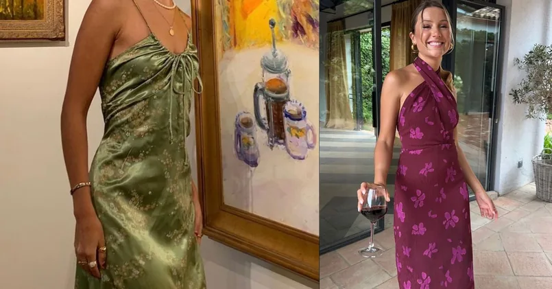 wedding guest outfit, outfit ideas collage for special occasions